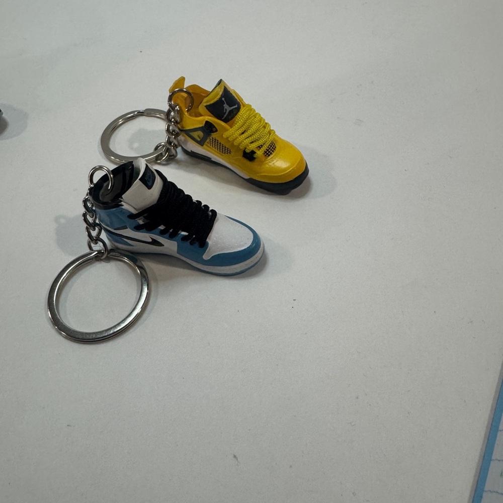3D mini basketball shoe 12 keychain bundle. You get all 12 never used. #MJ - Picture 4 of 4